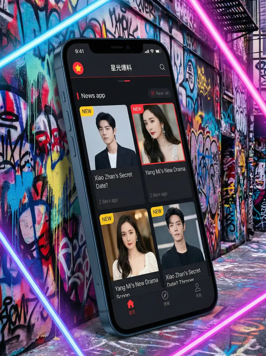 小红书18 APP界面展示 - 掌上吃瓜神器